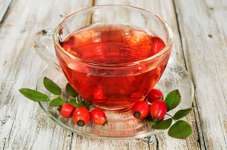 rosehip decoction gastritiserako